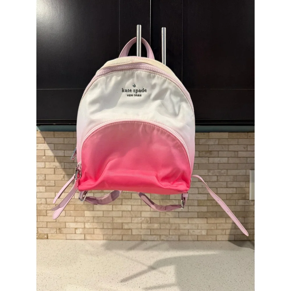 Kate Spade NY Karissa Nylon Medium Backpack Pink Ombre